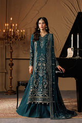 3-PC Unstitched Chiffon Embroidered By Emaan Adeel | ASTERIA