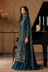 3-PC Unstitched Chiffon Embroidered By Emaan Adeel | ASTERIA