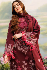 3-PC Unstitched Embroidered Lawn Shangrila By Parishay | ANG-07