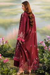 3-PC Unstitched Embroidered Lawn Shangrila By Parishay | ANG-07