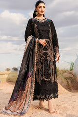 3-PC Unstitched Embroidered Lawn Shangrila By Parishay | ANG-09