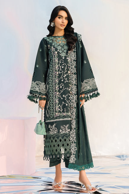 3-PC Unstitched Embroidered Lawn Shangrila By Parishay | ANG-14