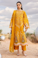 3-PC Unstitched Embroidered Lawn Shangrila By Parishay | ANG-02