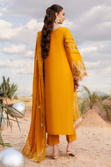 3-PC Unstitched Embroidered Lawn Shangrila By Parishay | ANG-02