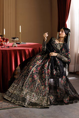 3-PC Unstitched Chiffon Embroidered By Emaan Adeel | ASH