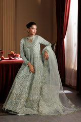 3-PC Unstitched Chiffon Embroidered By Emaan Adeel | HALO