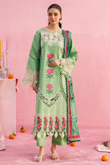 3-PC Unstitched Embroidered Lawn Shangrila By Parishay | ANG-10