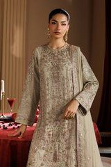 3-PC Unstitched Chiffon Embroidered By Emaan Adeel | ELARA