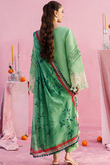 3-PC Unstitched Embroidered Lawn Shangrila By Parishay | ANG-10