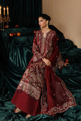 3-PC Unstitched Chiffon Embroidered By Emaan Adeel | SOLSTICE