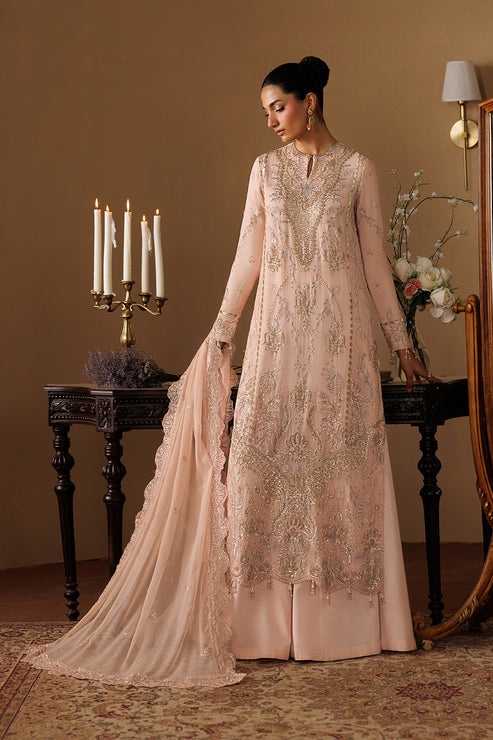 3-PC Unstitched Chiffon Embroidered By Emaan Adeel | REVERIE