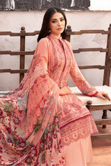 L-912 - 3PC Luxury Lawn Collection Ghazal By Ramsha