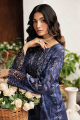 N-404 - 3PC Luxury Lawn Collection Rangrez By Ramsha