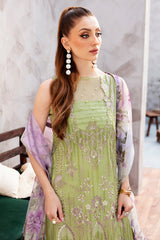 L-904 - 3PC Luxury Lawn Collection Ghazal By Ramsha