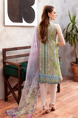 L-904 - 3PC Luxury Lawn Collection Ghazal By Ramsha