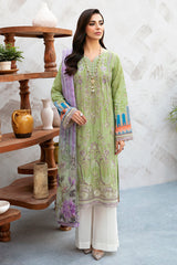 L-904 - 3PC Luxury Lawn Collection Ghazal By Ramsha