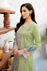 L-904 - 3PC Luxury Lawn Collection Ghazal By Ramsha