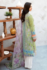 L-904 - 3PC Luxury Lawn Collection Ghazal By Ramsha