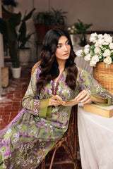 N-410 - 3PC Luxury Lawn Collection Rangrez By Ramsha