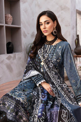 L-908 - 3PC Luxury Lawn Collection Ghazal By Ramsha