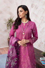 L-909 - 3PC Luxury Lawn Collection Ghazal By Ramsha