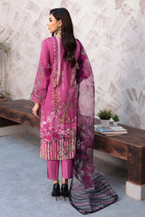 L-909 - 3PC Luxury Lawn Collection Ghazal By Ramsha