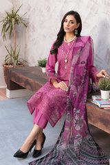 L-909 - 3PC Luxury Lawn Collection Ghazal By Ramsha