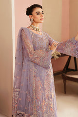 E-201 | 3Pc Unstitched Suit Festive Formal Luxury By Ramsha