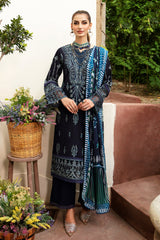 Y-803 - 3PC Luxury Lawn Collection Riwayat By Ramsha