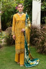 Y-805 - 3PC Luxury Lawn Collection Riwayat By Ramsha