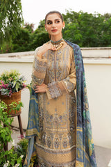 Y-802 - 3PC Luxury Lawn Collection Riwayat By Ramsha