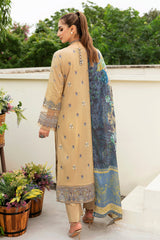 Y-802 - 3PC Luxury Lawn Collection Riwayat By Ramsha