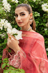 Y-807 - 3PC Luxury Lawn Collection Riwayat By Ramsha