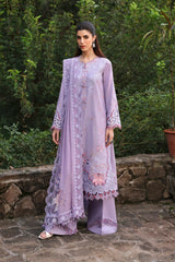 LM-14 MAEVE | 3Pc Unstitched Suit Winter Embroidered Qlinekari By Qalamkar