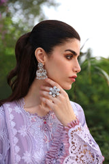 LM-14 MAEVE | 3Pc Unstitched Suit Winter Embroidered Qlinekari By Qalamkar