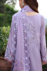 LM-14 MAEVE | 3Pc Unstitched Suit Winter Embroidered Qlinekari By Qalamkar