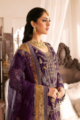 H-303 | 3Pc Unstitched Luxury Wedding Collection By Ramsha