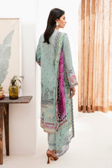 L-1110 | 3PC Unstitched Luxury Lawn Collection Mashaal By Ramsha