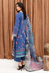 L-1112 | 3PC Unstitched Luxury Lawn Collection Mashaal By Ramsha