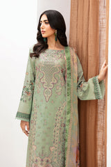 L-1101 | 3PC Unstitched Luxury Lawn Collection Mashaal By Ramsha