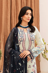 L-1107 | 3PC Unstitched Luxury Lawn Collection Mashaal By Ramsha