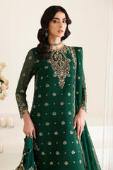 AF-HM-4010-Stella | 3Pc Unstitched Suit Festive Chiffon Organza Reena By Alizen