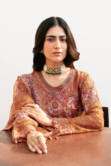 A-810 - 3PC Chiffon Collection Chevron By Ramsha