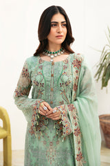 A-804 - 3PC Chiffon Collection Chevron By Ramsha