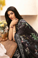 01-Mila | 3Pc Unstitched Luxury Lawn Cascade By Afrozeh