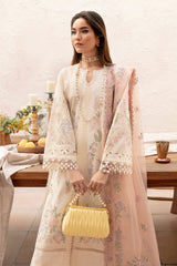 05-Luna | 3Pc Unstitched Luxury Lawn Cascade By Afrozeh