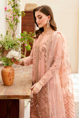 HB-405 | 3Pc Unstitched Suit Wedding Collection Luxury By Ramsha