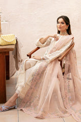 05-Luna | 3Pc Unstitched Luxury Lawn Cascade By Afrozeh