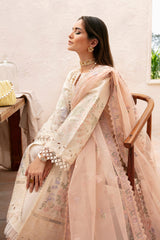 05-Luna | 3Pc Unstitched Luxury Lawn Cascade By Afrozeh