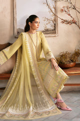 02-Liliana | 3Pc Unstitched Luxury Lawn Cascade By Afrozeh